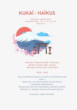 KUKAÏ : Ateliers de Haïkus à Biocoop Bressuire KUKAÏ : Ateliers de Haïkus à Biocoop Bressuire