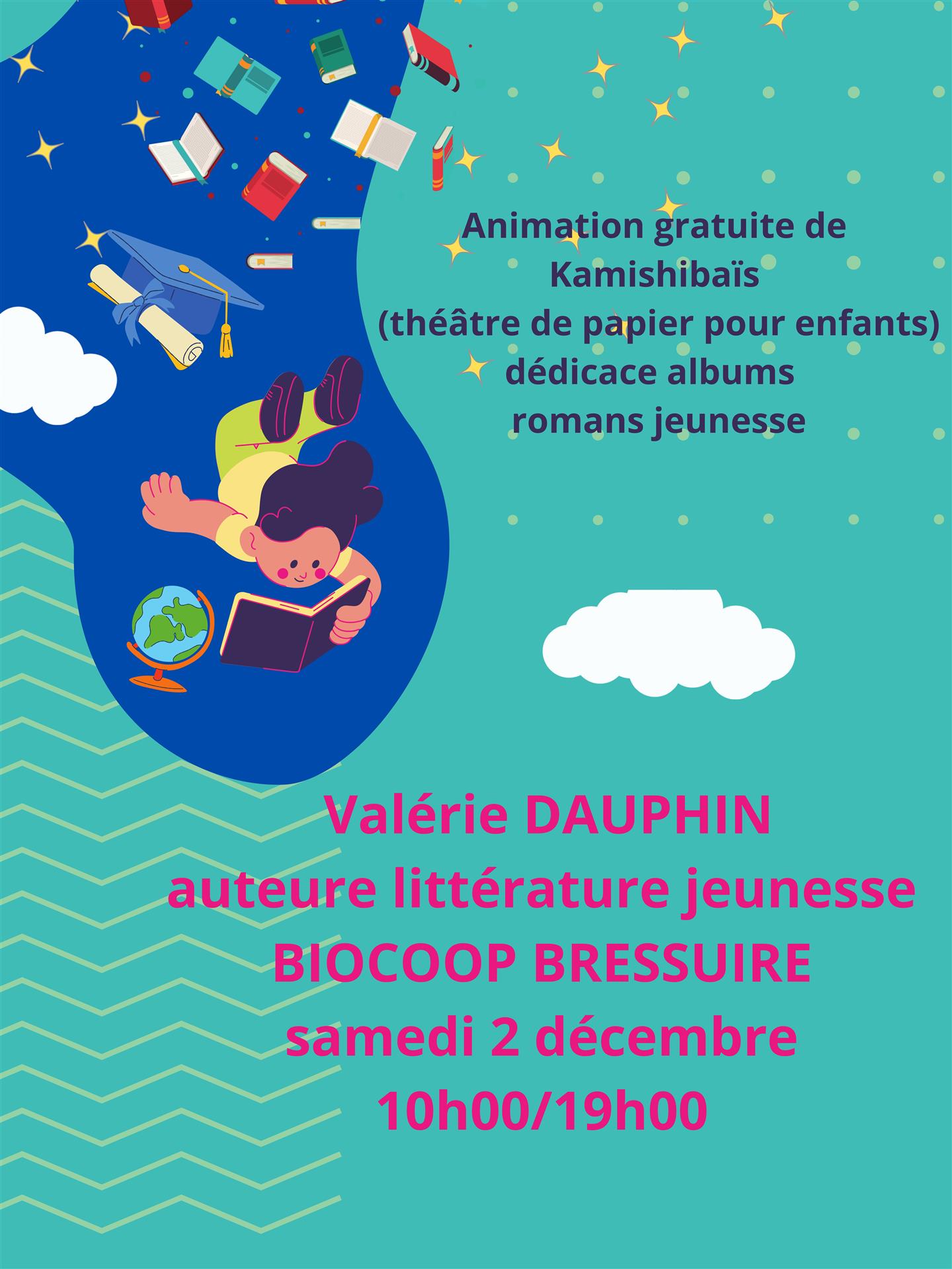 Dédicace livre jeunesse par Valérie Dauphin