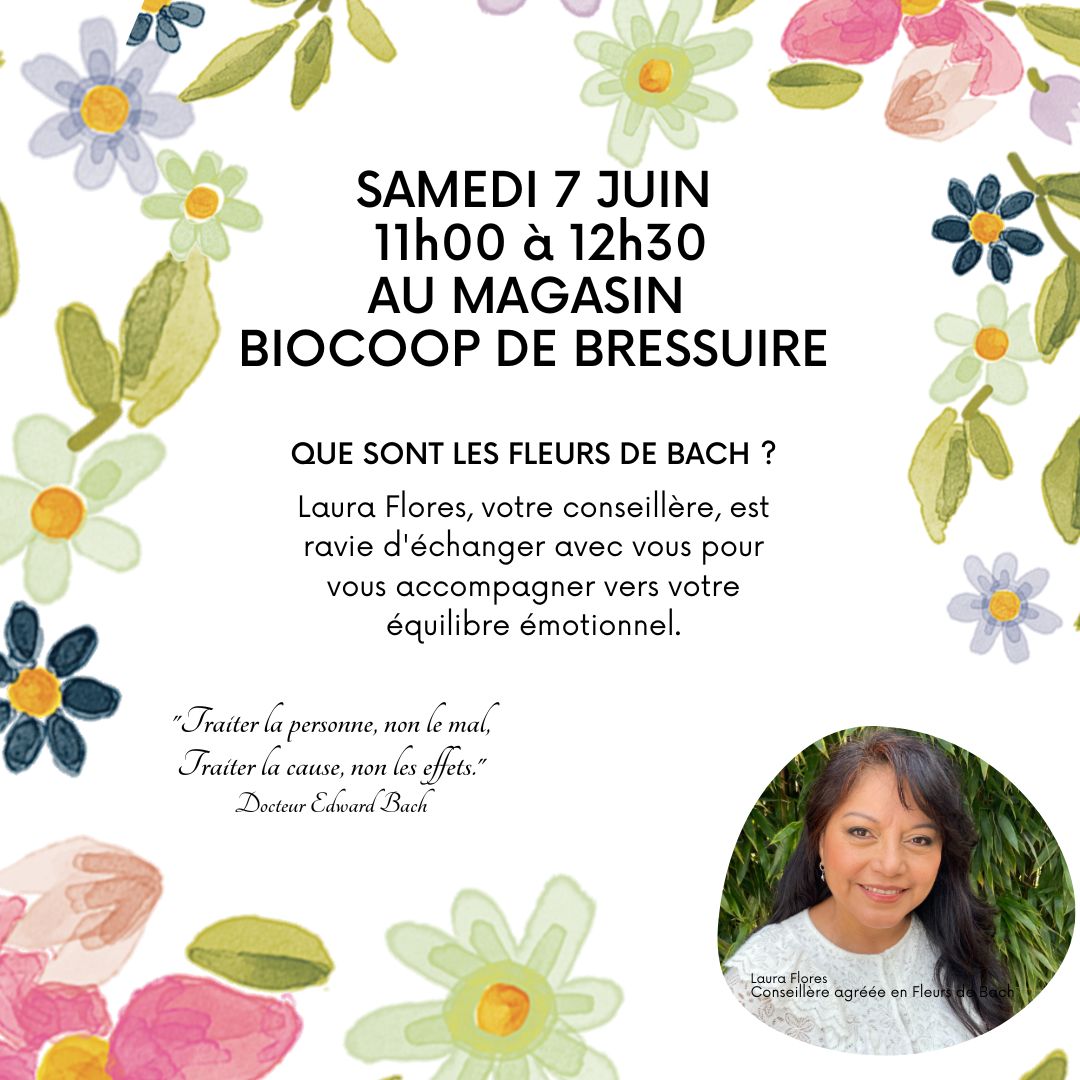 🌸 Rencontrez Laura Flores, Conseillère en Fleurs de Bach ! 🌸