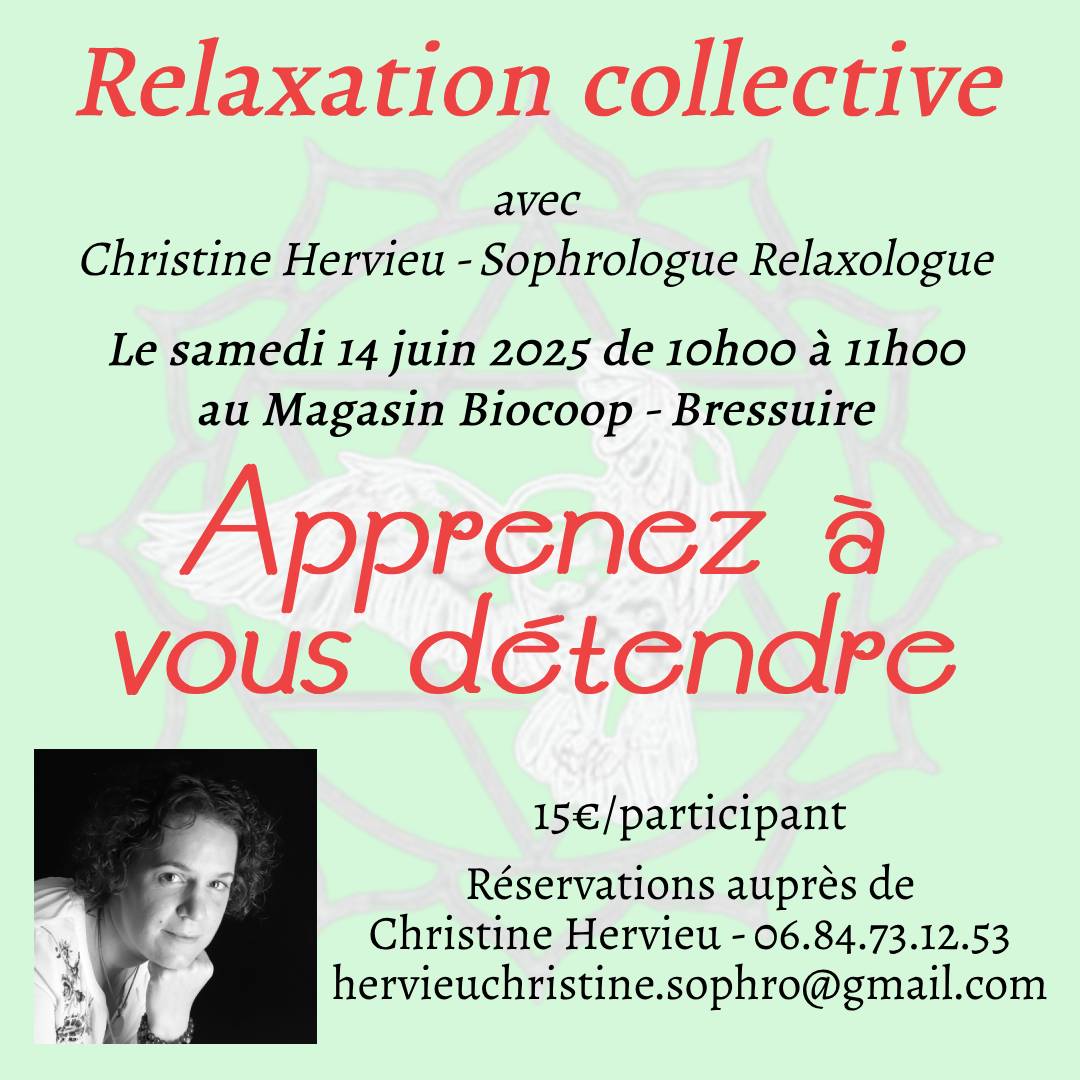 🌿 Relaxation Collective avec Christine Hervieu - Sophrologue Relaxologue 