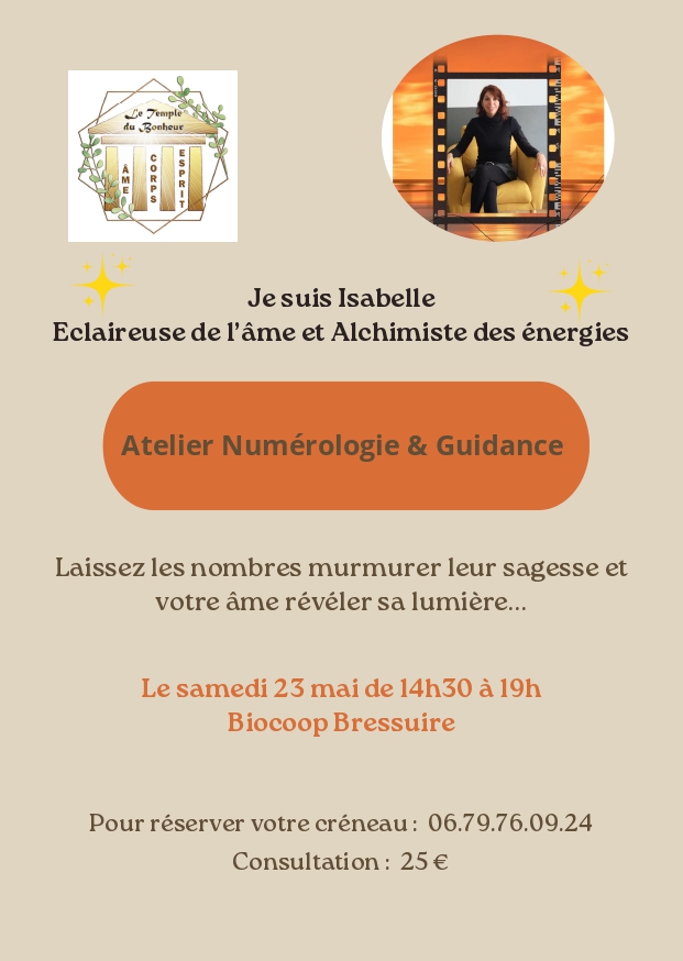 🌟✨ Découvrez l'art de la numérologie avec Isabelle Klein 🌟