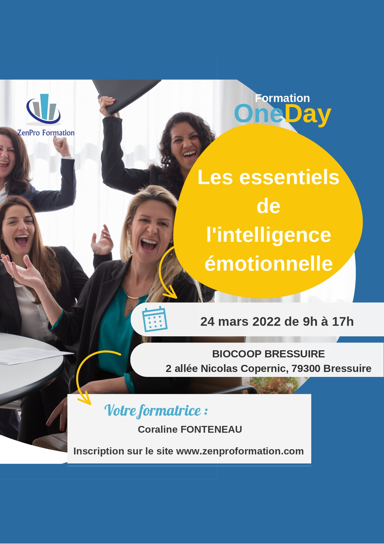 Vendredi 24 mars : Atelier "Les Essentiels de l'Intelligence Emotionnelle"