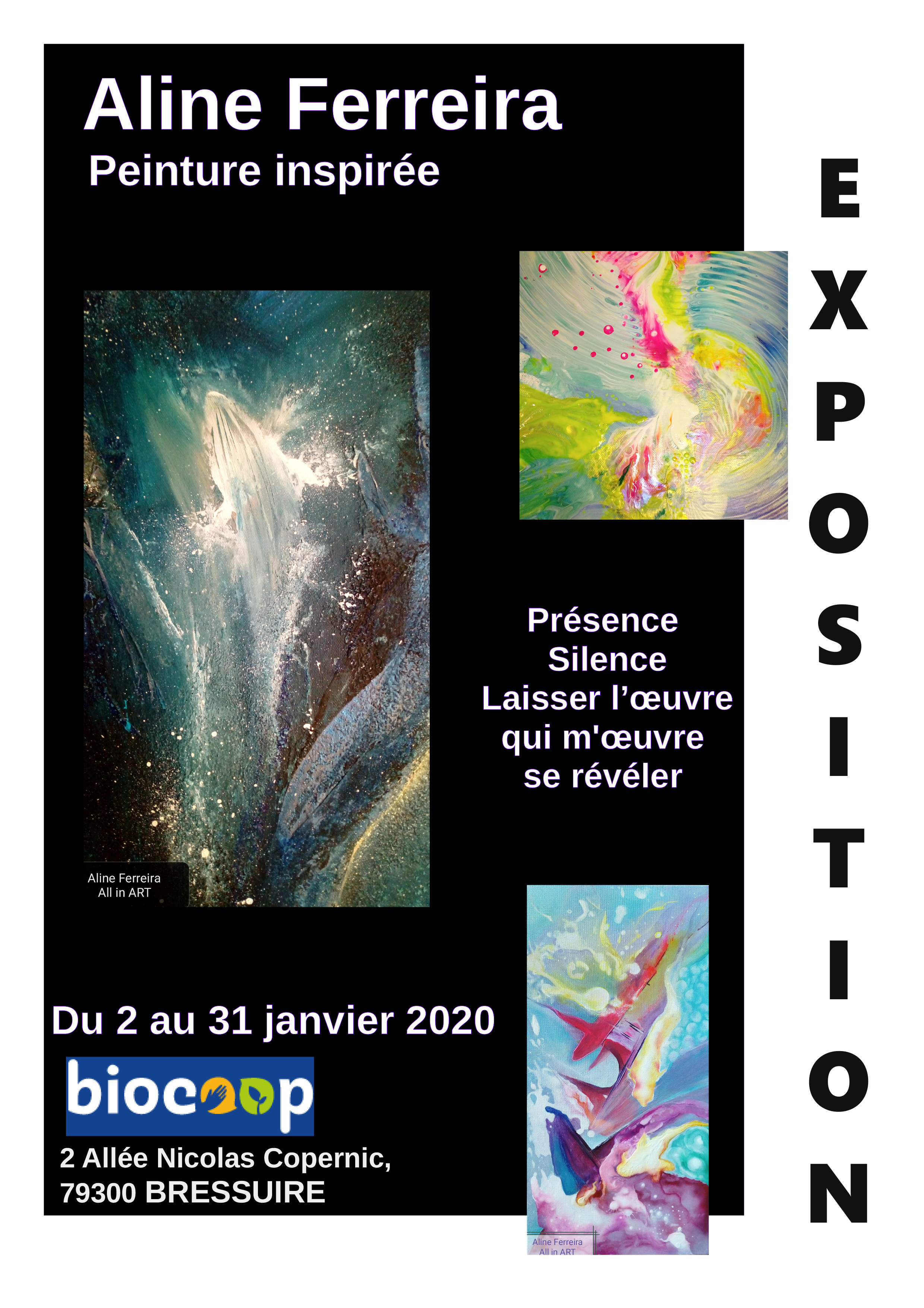Expo-vente des tableaux d'Aline Ferreira Expo-vente des tableaux d'Aline Ferreira