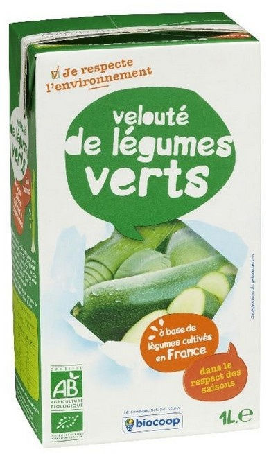 Velouté légumes verts 1L