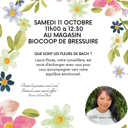 🌸 Rencontrez Laura Flores, Conseillère en Fleurs de Bach ! 🌸