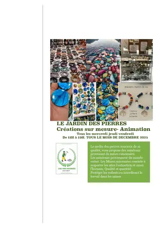 🌿 Le Jardin des Pierres - Créations sur mesure & Animations 🌿