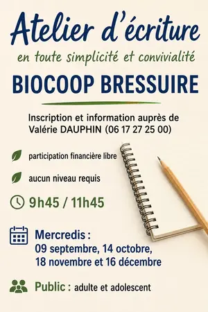 ✍️🌿 Ateliers d’écriture avec Valérie : Libérez votre créativité !