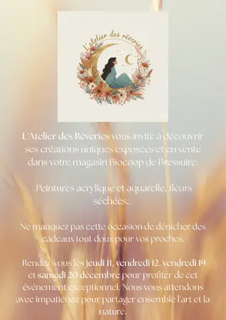 🌙 L’Atelier des Rêveries - Expositions & Vente 🌙