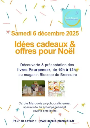 Idées cadeaux & offres pour Noël : Découvrez les livres Pourpenser à Biocoop Bressuire !