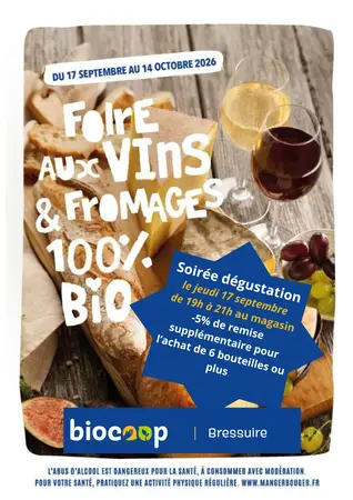 🍷✨ Soirée Dégustation Spéciale : Découvrez nos Vins & Fromages 100% Bio ! 🍷✨ Soirée Dégustation Spéciale : Découvrez nos Vins & Fromages 100% Bio !